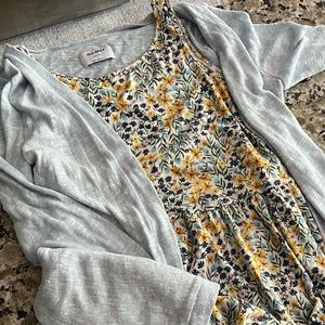 Old Navy summer dress and long cardigan. Selling together!